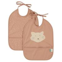 Trixie Slabbertjes Waterproof set van 2 Mrs. Cat