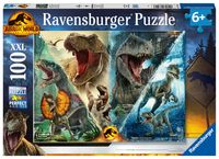 Ravensburger puzzel 100 stukjes jurassic world dominion - thumbnail