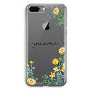 Gele bloemen: iPhone 8 Plus Transparant Hoesje