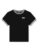 Dkny Kids t-shirt en coton biologique à logo imprimé - Noir - thumbnail