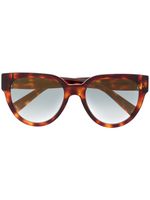 Givenchy Eyewear lunettes de soleil à monture papillon - Marron