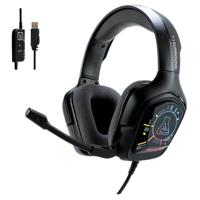 The G-Lab - Korp Cobalt 7.1 EX - Gaming Headset 7.1 Surround Sound - Hoogwaardige audio gaming headset, RGB-achtergrondverlichting, flexibele microfoon, licht en comfortabel - PS5, PS4, PC - Nieuw