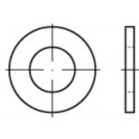 Onderlegringen 7.4 mm 14 mm Staal Galvanisch verzinkt 100 stuk(s) TOOLCRAFT 105403