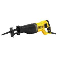 Stanley FatMax reciprozaag FME360 (900 Watt, 28 mm slaglengte, max. 305 mm, stationair slagtoerental 0-3.500 min-1, gereedschapsloze vervanging van het zaagblad, beweegbaar zaagblad, incl. houten