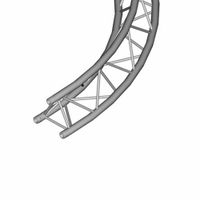 Duratruss DT 33 Cirkeldeel van een driehoek truss cirkel (7 meter)