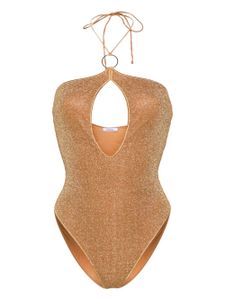 Oséree maillot de bain Lumière en lurex - Or