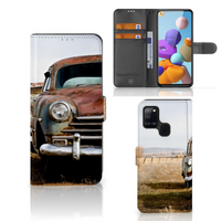 Samsung Galaxy A21s Telefoonhoesje met foto Vintage Auto - thumbnail