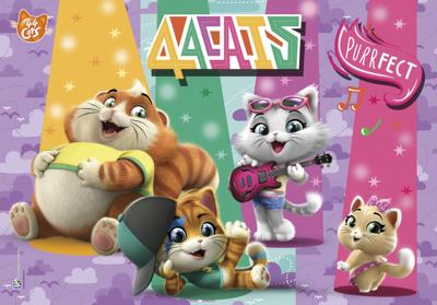 Clementoni Legpuzzel 44 Cats 104 stukjes Clementoni Legpuzzel 44 Cats 104 stukjes