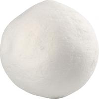 Creotime decoratie bal wit 35 mm 8 stuks
