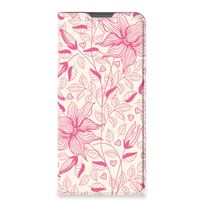 Motorola Moto E32 | Moto E32s Smart Cover Pink Flowers