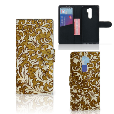 Wallet Case Xiaomi Note 8 Pro Barok Goud