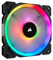 Corsair LL140 RGB LED PWM fan - Single Pack case fan 1 stuk, 4-pins PWM fan-connector