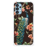 Samsung Galaxy A13 (4G) Case Anti-shock Pauw met Bloemen