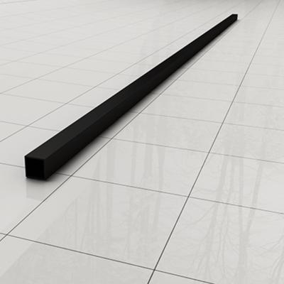 Stabilisatiestang Slim Los 120cm Vierkant Mat Zwart