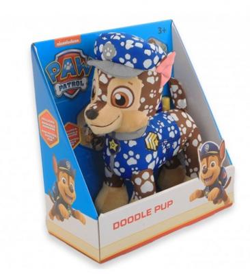 Jonotoys knuffel paw patrol Chase junior 23 cm pluche blauw Jonotoys knuffel paw patrol Chase junior 23 cm pluche blauw