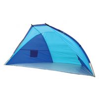 Blauw beachshelter windscherm strandtent 270 x 120 cm