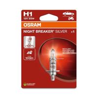 OSRAM NIGHT BREAKER SILVER, H1, halogeenkoplamp, enkele blister (1 lamp)