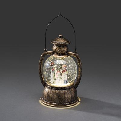 KONSTSMIDE Ronde ledlantaarn sneeuwpop KONSTSMIDE Ronde ledlantaarn sneeuwpop