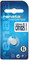 Renata 703579 CR1025 knoopcel CR 1025 lithium 30 mAh 3 V 1 st