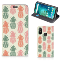 Xiaomi Mi A2 Lite Flip Style Cover Ananas