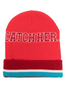 Dorothee Schumacher bonnet Catch Her If You Can en laine - Rouge