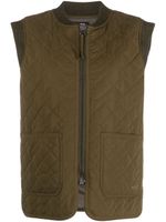 A.P.C. gilet Elea à design matelassé - Vert - thumbnail