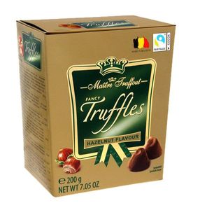 Fantasie truffels met cacao en hazelnootsmaak (200gr)