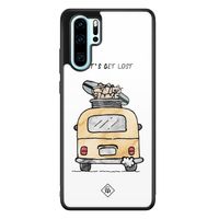 Huawei P30 Pro glazen hardcase - Let's get lost - thumbnail