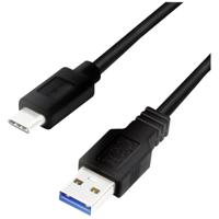 LogiLink USB-kabel USB 3.2 Gen1 (USB 3.0 / USB 3.1 Gen1) USB-A stekker, USB-C stekker 3.00 m CU0171 - thumbnail