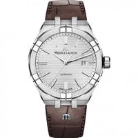 Horlogeband Maurice Lacroix Aikon AI6008-SS001-130-1 Leder Bruin 25mm - thumbnail