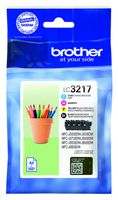 Inktcartridge Brother LC-3217 zwart + 3 kleuren