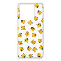 TPU bumper voor Xiaomi 13T Katten Emojis - thumbnail