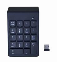 Gembird KPD-W-02 numeriek toetsenbord Laptop/pc Bluetooth Zwart - thumbnail