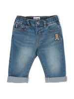 Moschino Kids jean fuselé Teddy Bear - Bleu