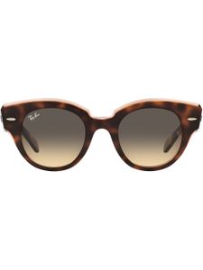 Ray-Ban lunettes de soleil à monture ronde - Marron