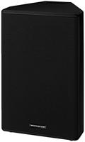 Monacor eul-2/SW 50 W zwarte luidspreker luidspreker (vloer, universeel, 70 – 19000 Hz, zwart, 0 – 40 °C)