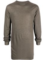 Rick Owens crew-neck wool jumper - Gris - thumbnail