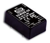 Mean Well DCW08A-15 DC/DC-converter 8 W Aantal uitgangen: 2 x Inhoud 1 stuk(s) - thumbnail