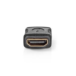 Nedis CVGB34900BK tussenstuk voor kabels HDMI Type A (Standard) HDMI Type A (Standaard) Zwart, Goud