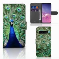 Samsung Galaxy S10 Telefoonhoesje met Pasjes Pauw