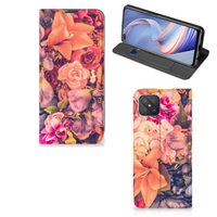 OPPO Reno4 Z 5G Smart Cover Bosje Bloemen - thumbnail