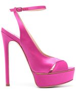 Casadei sandales Flora Jolly 140 mm satiné - Rose