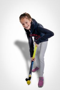 Angel Sports Hockeyset Kunststof 33 Inch - Roze/Geel