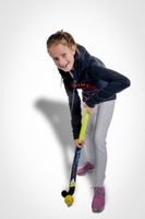 Angel Sports Hockeyset Kunststof 33 Inch - Roze/Geel - thumbnail