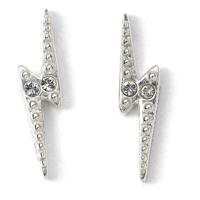 Harry Potter Earrings Lightning Bolt (Sterling Silver) - thumbnail