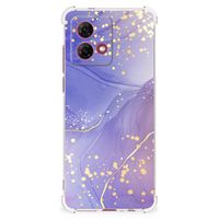 Back Cover voor Motorola Moto G84 Watercolor Paars - thumbnail