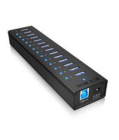 ICY BOX IB-AC6113 USB 3.2 Gen 1 (3.1 Gen 1) Type-B 5000 Mbit/s Zwart - thumbnail