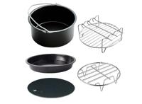 Kitchen & Home Heteluchtfriteuse Accesoires Set - Geschikt voor Airfryer XL en XXL - ⌀ 20 cm