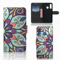 Huawei P30 Lite (2020) Hoesje Purple Flower