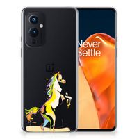 OnePlus 9 Telefoonhoesje met Naam Horse Color